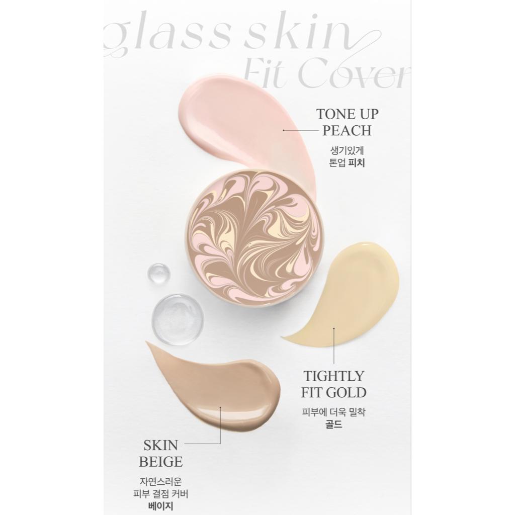 [AGE20'S] Puder w podkładzie Glass Skin Essence Pact Perfekcyjny Zestaw Specjalny (Oryginał + uzupełnienie)