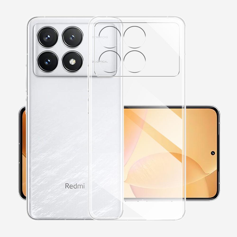 For Redmi K70 Pro Case Clear Soft Silicone Phone Case Cover or Redmi K70E K60E K60 Ultra Coque Redmi K60 Pro Redmi K50 Pro Funda