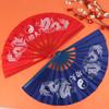 Chinesischer Kung Fu Fächer Kampfsport Drache Phönix Kunststoff Handheld Faltfächer