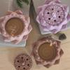 Lotus Incense Burner Silicone Mold DIY Aromatherapy Gypsum Lotus Storage Box Candle Cup Drip Glue Incense Burner Grinding Tool