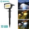 Outdoor 72 LED Solar Spotlight Waterproof 3 Modes Solar Garden Landscape Light Wall Lamp Yard Lawn Pathway Walkway Decor