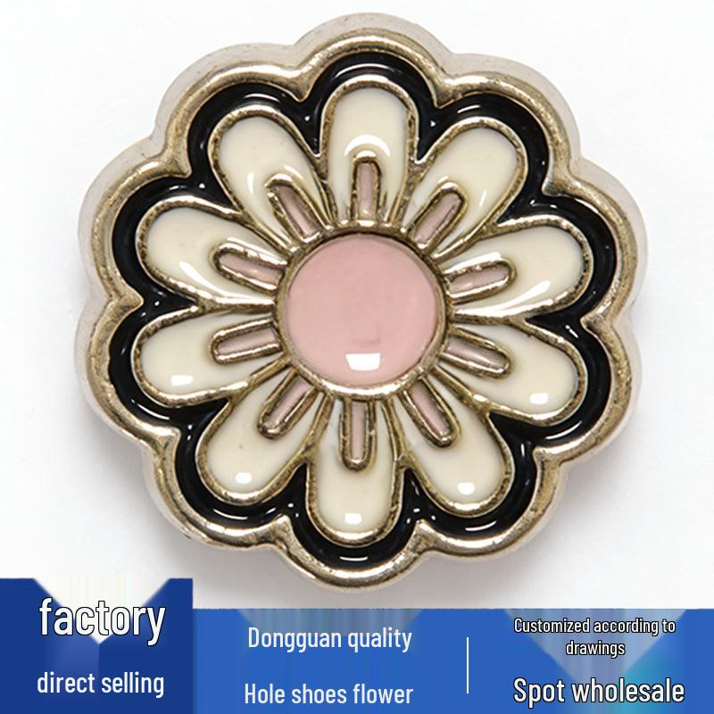 Metal Butterfly Shoe Flower Buckle Accessories