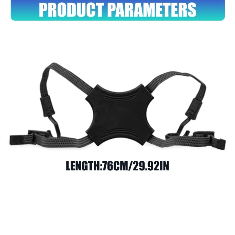 Elastic Tie Down Strap Featuring Rubber Grip and High Strength ABS for Secure Motorcycle Luggage Fastening on Rough Road
