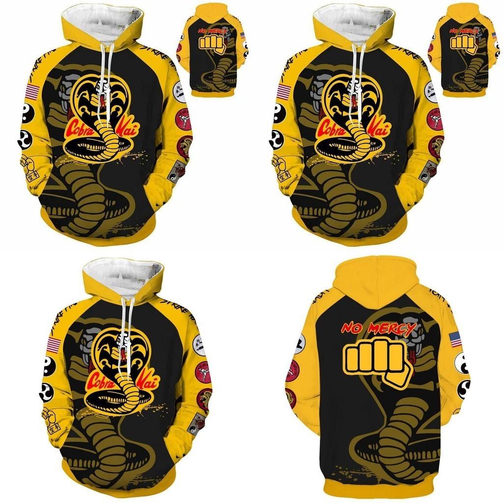 The Karate Kid Cobra Kai Hoodie 3d Animation Weich Bequem Cosplay Pullover