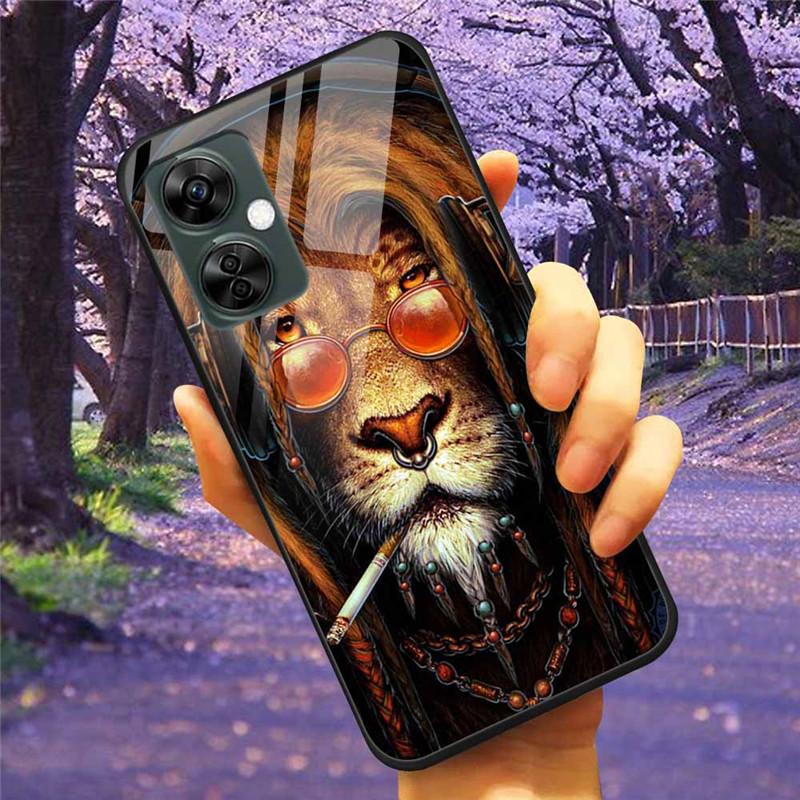 For OnePlus Nord CE 3 Lite 5G Case Tempered Glass Hard Cover Soft Bumper for One Plus Nord CE3 Lite N30 Phone Shell Capa CE3Lite