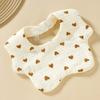 Baby gauze bib pure cotton a class saliva towel baby waterproof spit milk for men and women baby spring and summer thin