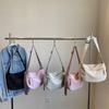 Simple Canvas Crossbody Bag for Women Dumpling Bag Casual Class Bags for Girl Lightweight Travel Bags Sports Bags  
