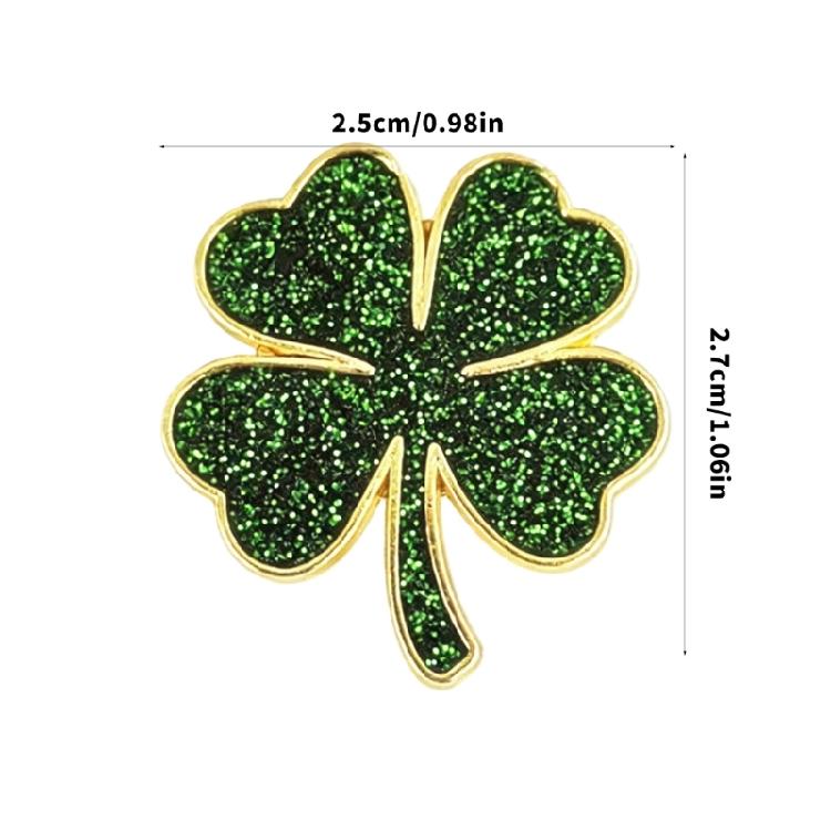 Fashionable Irish Festival Theme Brooch Pin For Office Dating Or Casual Wear Enamel Jewelry Accessory for Patrick's