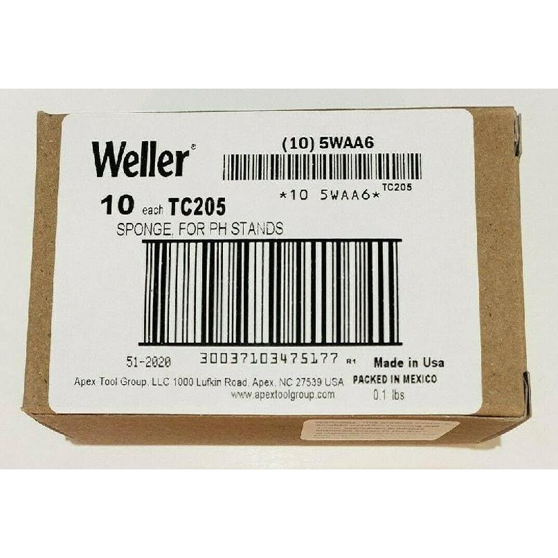 Weller TC205 Soldering Sponge for PH Stands, Pack of 10