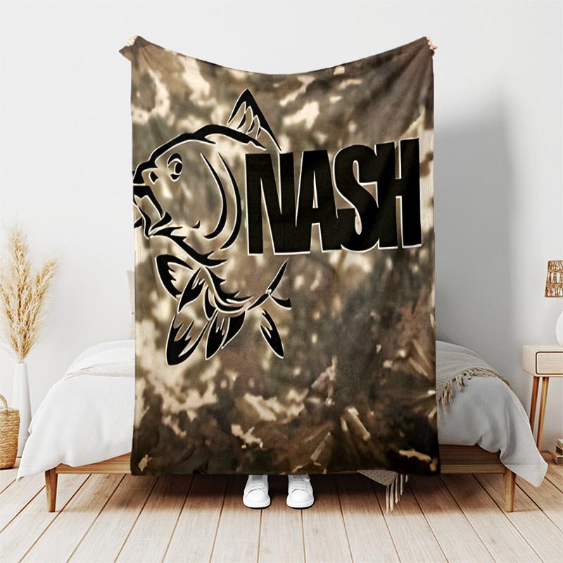 1pc Blanket Nash Tackle1 Print Design, Lightweight Blanket for Sofa, Bed- Soft &Warm, Gift for All Seasons like Christmas, Halloween