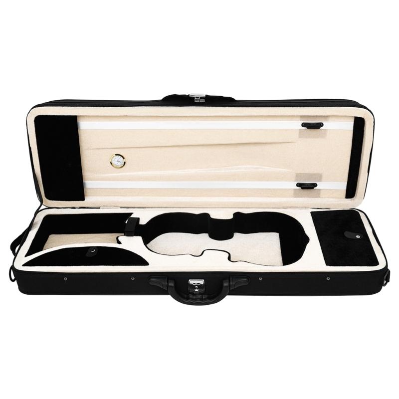 4/4 Violin Travel Case with Convenient Carry Strap Violin Accessories Storage Box Oxford Cloth Texture Instrument Case