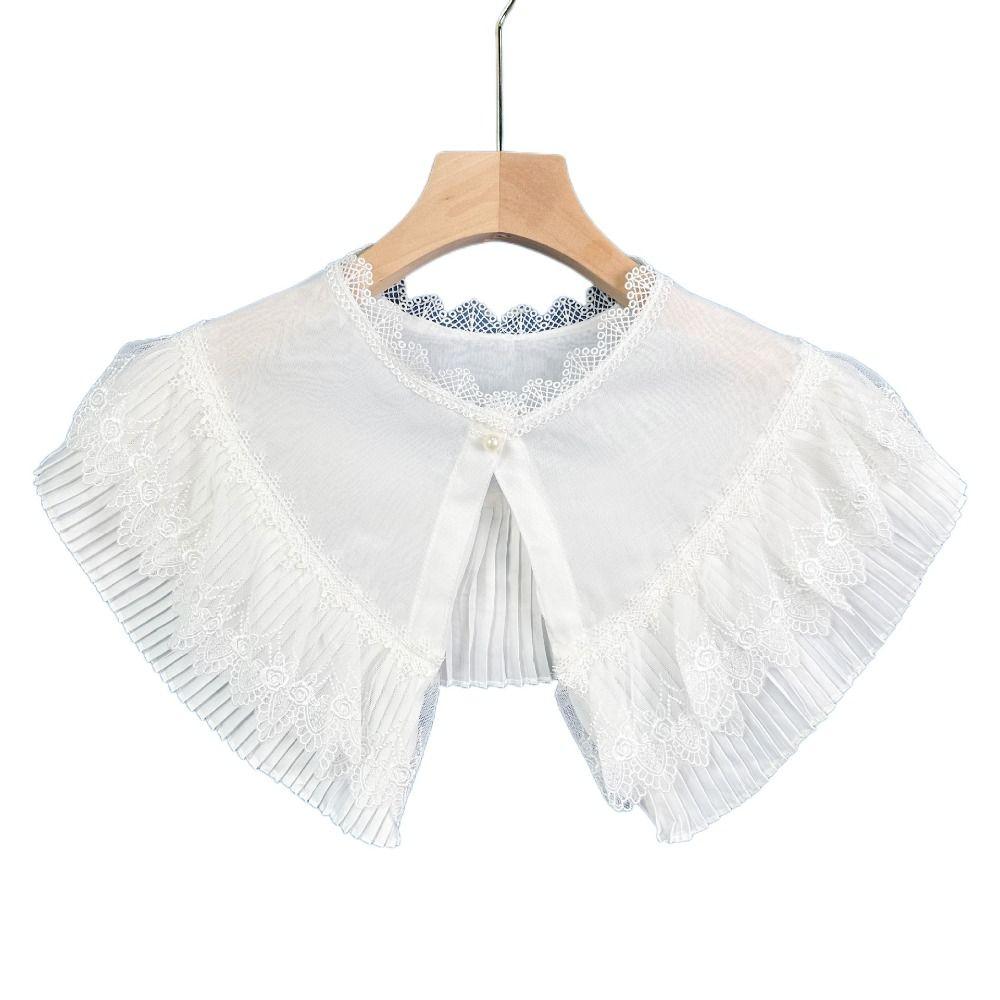 

Шаль на шнуровке, кружевная шаль с большими лацканами, искусственный воротник, съемный воротник рубашки, плащ, искусственные накладные воротники