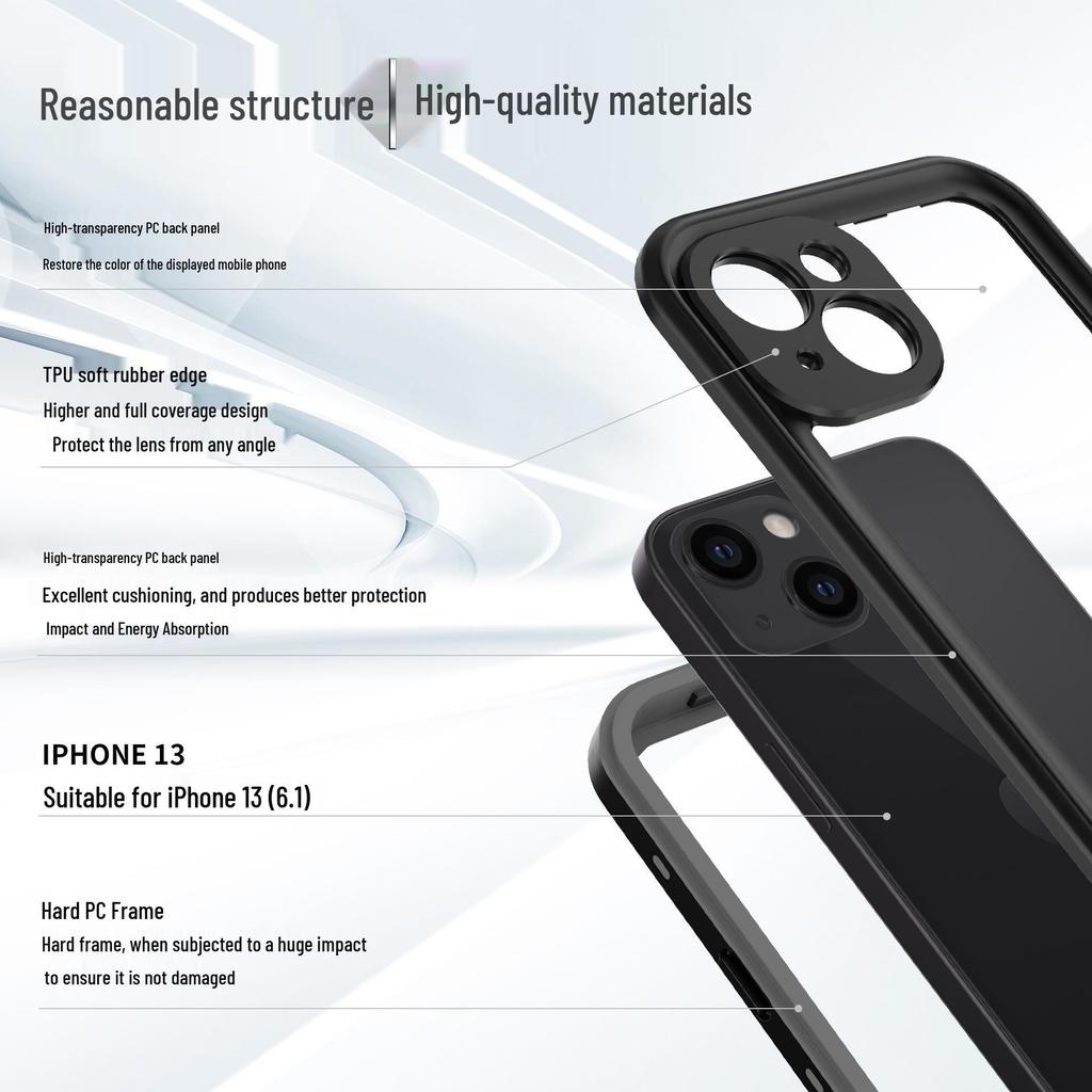 Red Pepper iPhone 13 Waterproof Diving Case: Compact and Outdoor-Friendly Shell