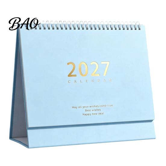 Large Daily Schedule Organizer Desk Calendar 2026-2027, Oct 2026-Dec 2027 14-Month Calendar, Business Planning Tools Desktop for Planning, Organizing