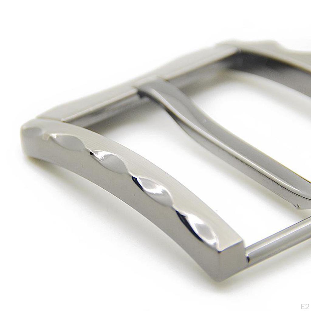 Single Prong Rectangular Belt Buckle Waist Buckle, Alloy Pin for Men Women