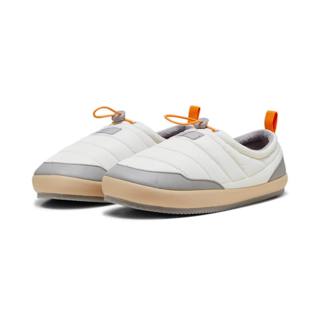 PUMA Tuff Padded Plus Slippers, Size US8 (26.0 cm), Alpine Snow/Concrete Gray/Granola/Pumpkin Pie, 392836-03