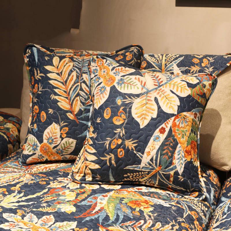 Pure Cotton Sofa Cover Retro Sofa Towel Thick Slipcover Non-slip Sofa Couch Cover Corner Towel Mats