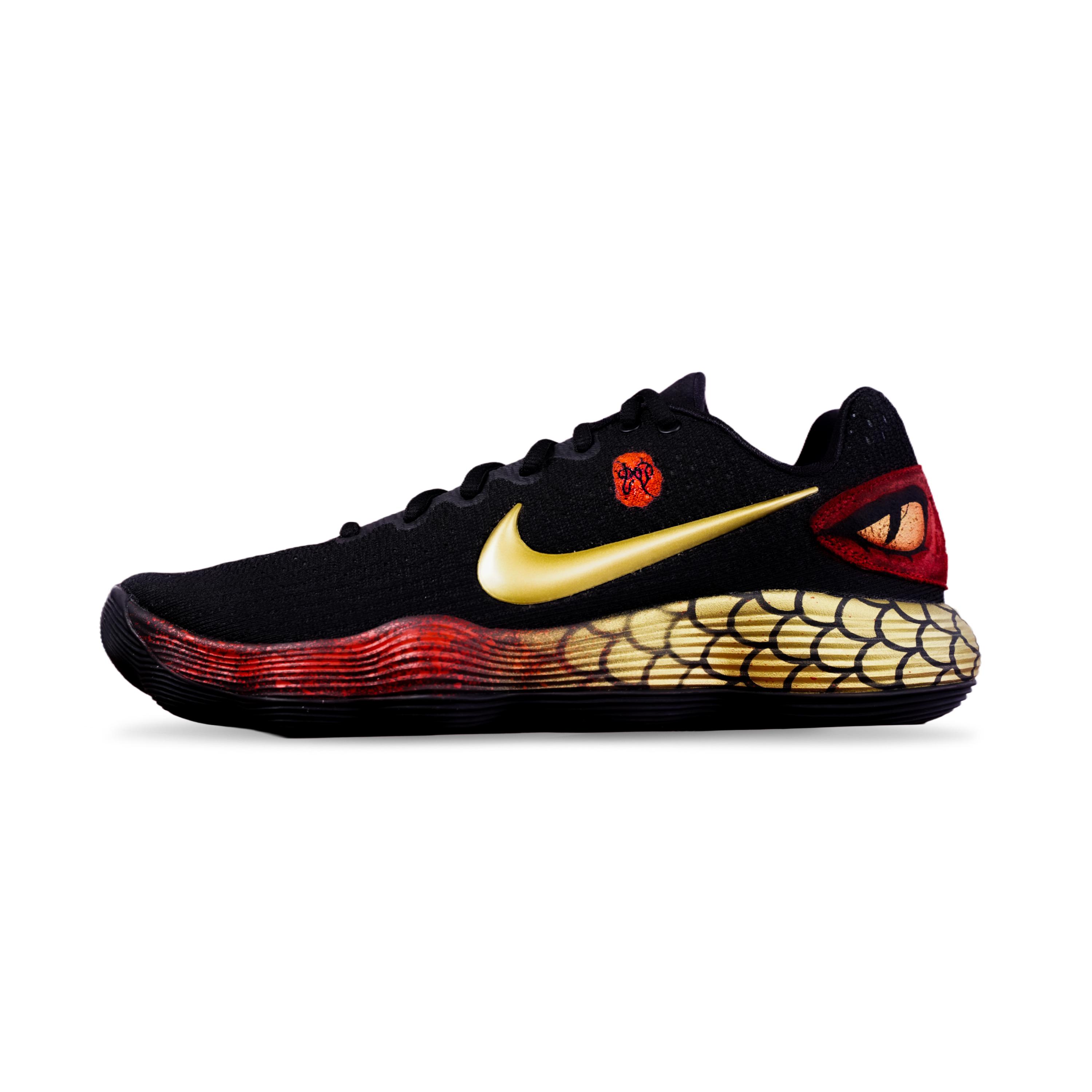 Баскетбольные кроссовки Nike Hyperdunk 2017, износостойкие, низкие, унисекс, черные IH0634-070(Команда71-) 40.5
