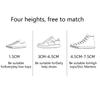 Height Increase Insole Cushion Invisible Elevator Adjustable Insoles Breathable Shock Absorbing Shoe Height Inserts