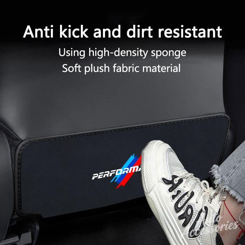 Suede Anti Kick Pad For BMW E28 E30 E36 E39 E46 E60 E64 E70 E71 E85 E87 E90 E83 F10 F20 F21 F30 E80 M3 Car Seat Back Protector sdbf49