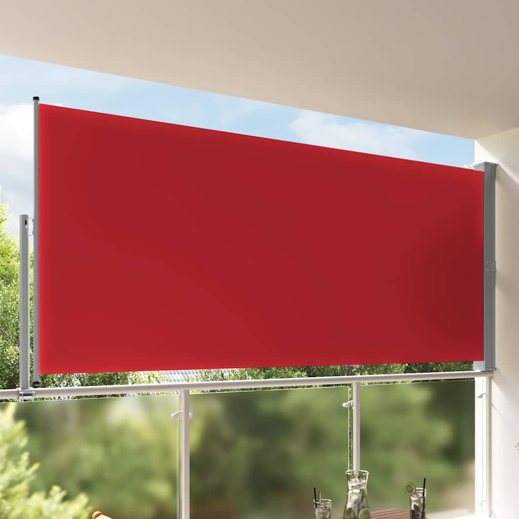 Retractable Side Awning 160x300 Cm Red