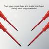 9pcs Insulated Screwdriver Set Durability AntiRust Steel Bit for Electrical Appliance Maintenance Tool AntiSkid