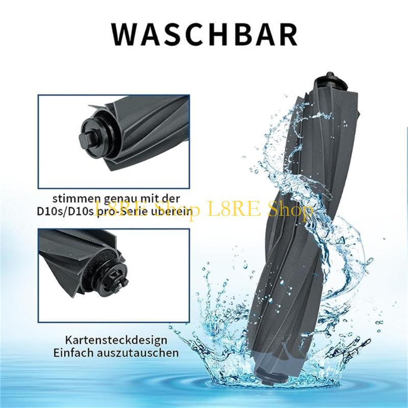 L8RE Hepa Filter Edge-Sweeping Brush For DreameD10S/D10S Robot Vacuum Cleaner Mop