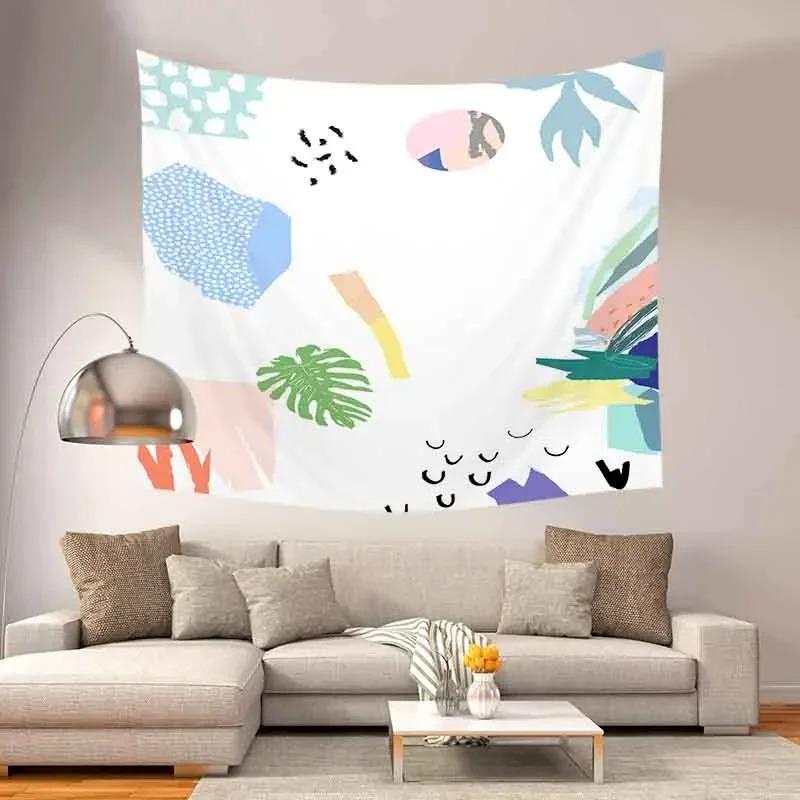 Home Wall Decoration Tapestry Abstract Pattern Hanging Cloth Office Living Room Tapestry