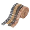 4Pcs Crystal Rhinestone Ribbon Self Adhesive Cuttable Shiny Rhinestone Ribbon Trim for Clothes Scrapbooks