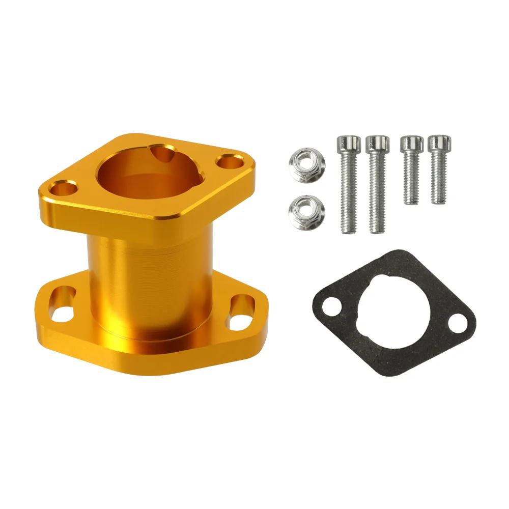OPGT Интерфейс карбюратора мотоцикла для Mikuni VM22 PZ19 PZ26 Аксессуары для карбюратора Адаптер впускного коллектора CNC для питбайка