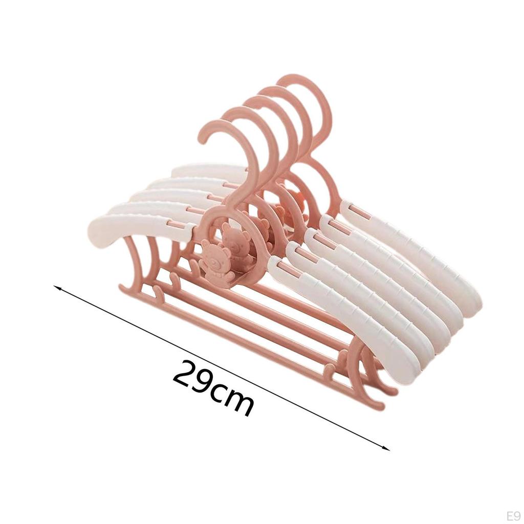 5 Clothes Hangers Space Saving Nursery for Newborns
