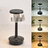 Acrylic Crystal Table Lamps, USB Bedside Desk Lights Decoration Lamp for Living Room Bedroom