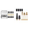 Bicycle Valve Adapter Set Portable Inflator Pump Nozzle Kit Tire Pump Adapter Kit for Sports Balls Bikes Inflatable Device