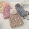 Knitted Hat For Women With Thick Warmth And Windproof Function For Winter Outdoor Use