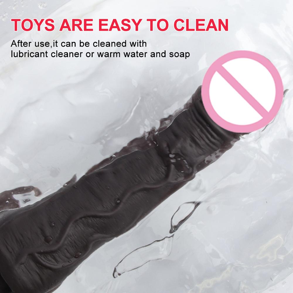 Realistic dildo vibrator telescopic heated penis adult Xesules sensual toys dick silicone penis female sex toys adult products