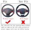 Car Interior Steering Wheel Panel Decoration Cover Trim For BMW 3 Series F30 F31 2013-2018 Carbon Fiber Decorative Frame