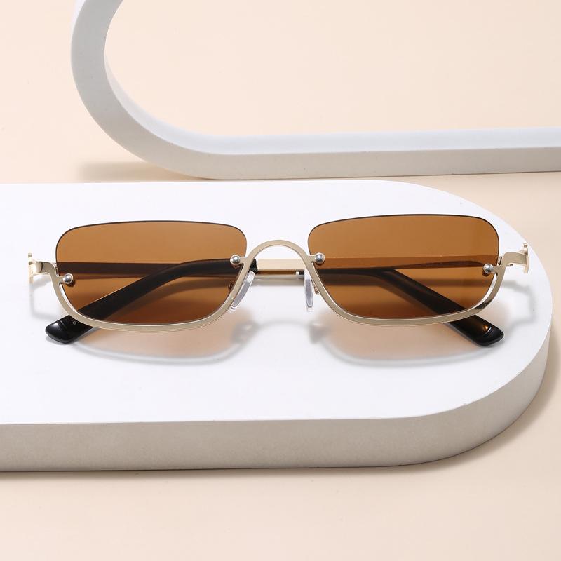 Модные Стильные Солнцезащитные Очки Женские Квадратной Формы Полуободковые Мужские Солнцезащитные Очки Праздничные Путешествия Женские Солнцезащитные Очки