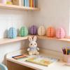 6Pcs Paper Easter Egg Ornaments 3D Colorful Honeycomb Easter Egg Ball Hanging Home Party Ornament Tree Decoration