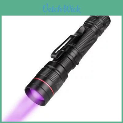 New Adjustable Led Uv Flashlight For Currency Verification Makeup Baby Items Fluorescent Detection Mini Uv Torch