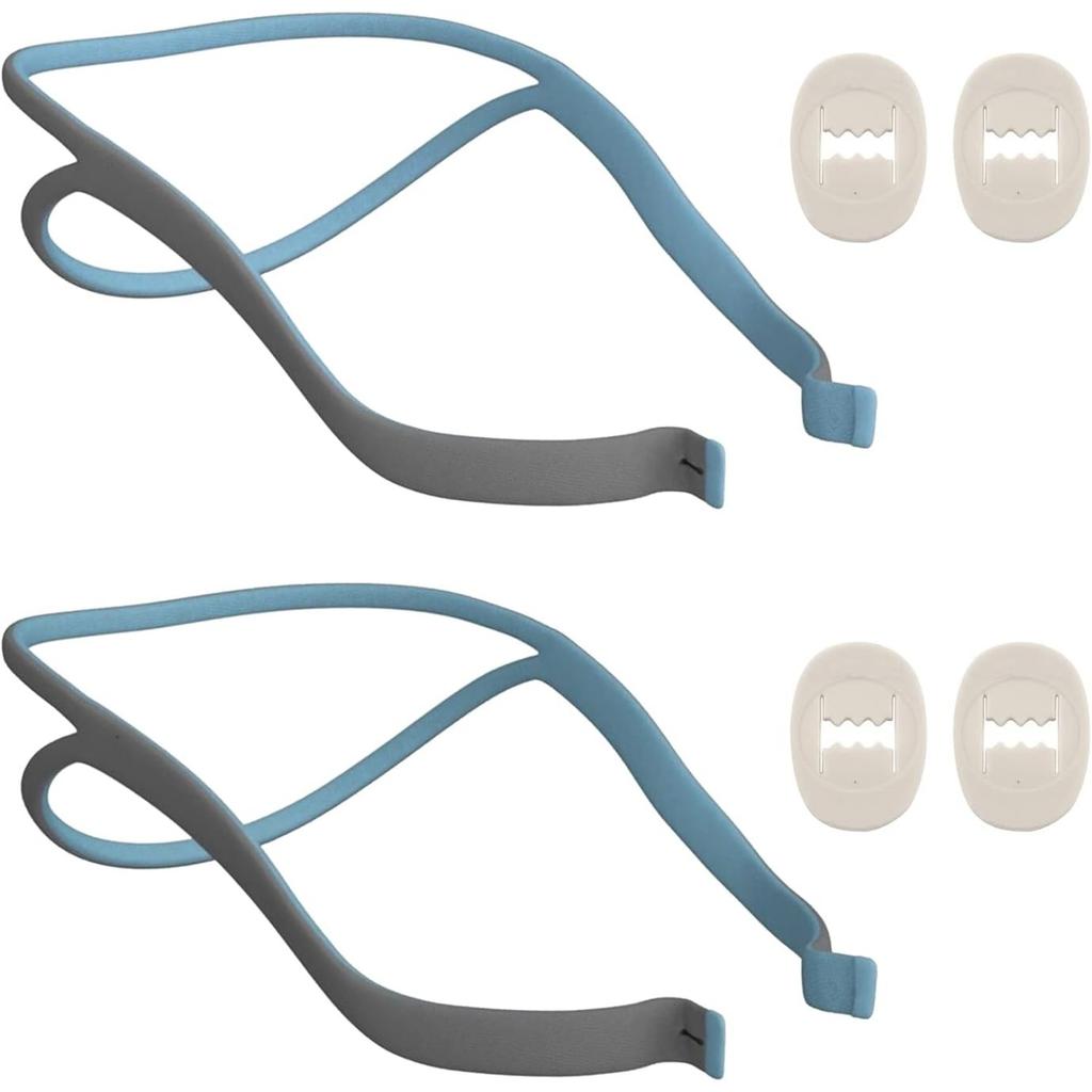 Resmed Airfit P10 Headgear Strap, Replacement CPAP Headgear Compatible with Resmed Airfit P10, 2-Pack (Without Mask)