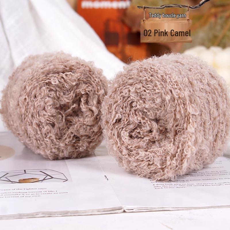 Colorful Loop Yarn Ball for Crochet & Knitting: Perfect for Handmade DIY Sweaters, Scarves, Dolls, & Small Projects.