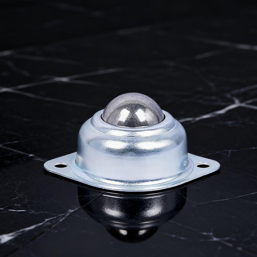 10PCS Roller Ball Transfer Bearings Carbon Steel Round Ball Transfer Unit Universal Casters for Conveyor Roller Stand