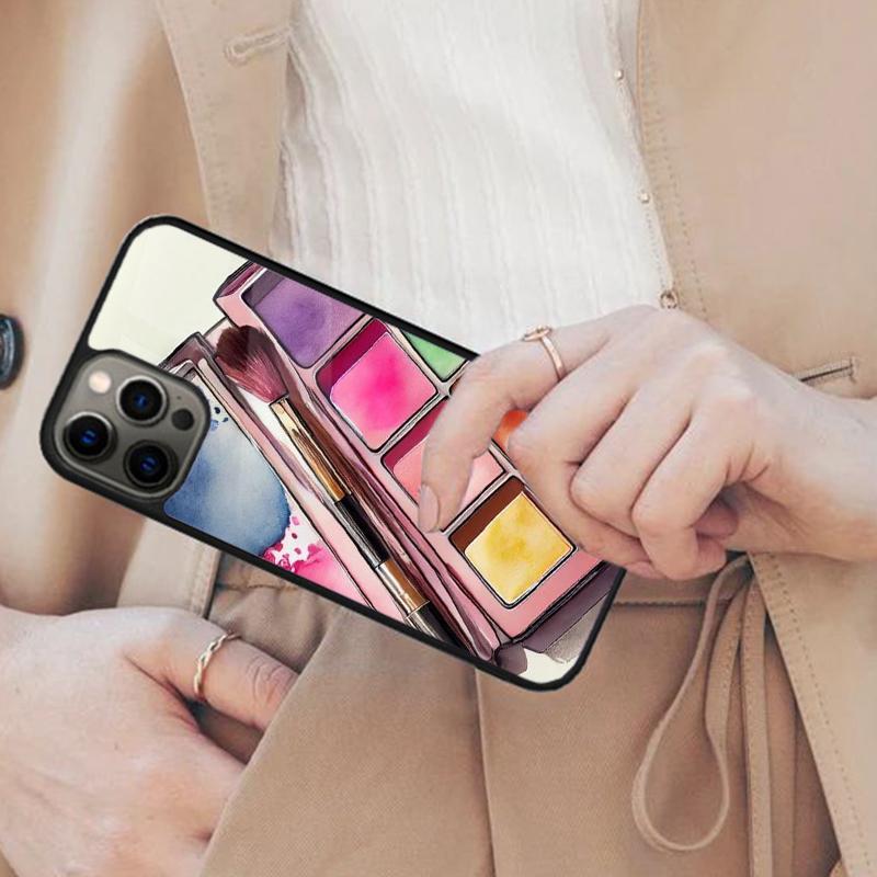 Makeup Eyeshadow Palette Magnetic Phone Case For APPLE iPhone 17 Air 16 14 13 12 Pro Max 15 Plus Wireless Charge MagSafe Cover