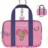 Sanrio SchoolBag Style Mini Bag Keychain  Hello Kitty  Pink
