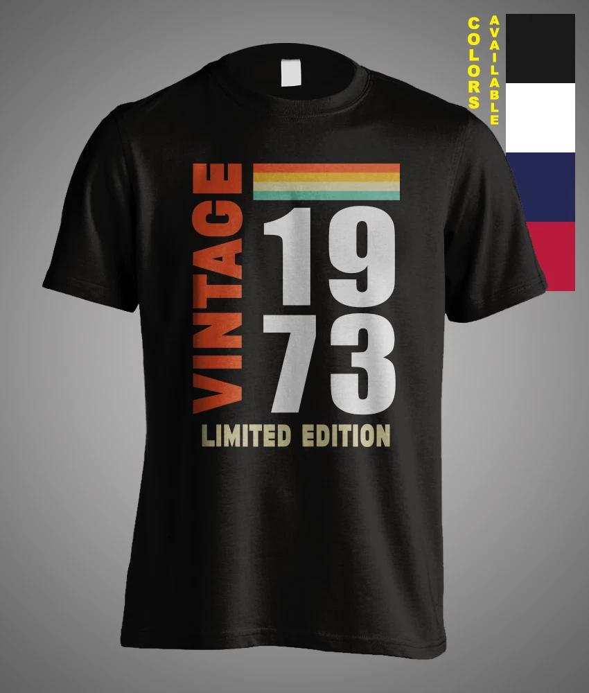 Vintage 1972 Limited Edition Funny 50th Birthday Gift T-Shirt Father Grandpa Tee S