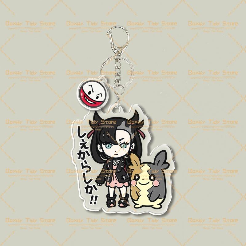 

New Anime Acrylic Keychain Cute Cartoon Figure Pendant Featuring Ash Friede Nemona Key Ring for Backpack Decoration Fans Gift 4cm