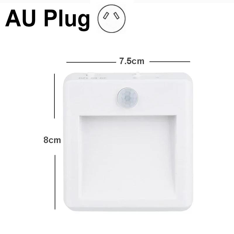 

EU US UK AU Plug LED Motion Sensor Night Lights Living Room Auto Dusk Dawn Wireless Warm White Cabinet Lamp Decor Lighting