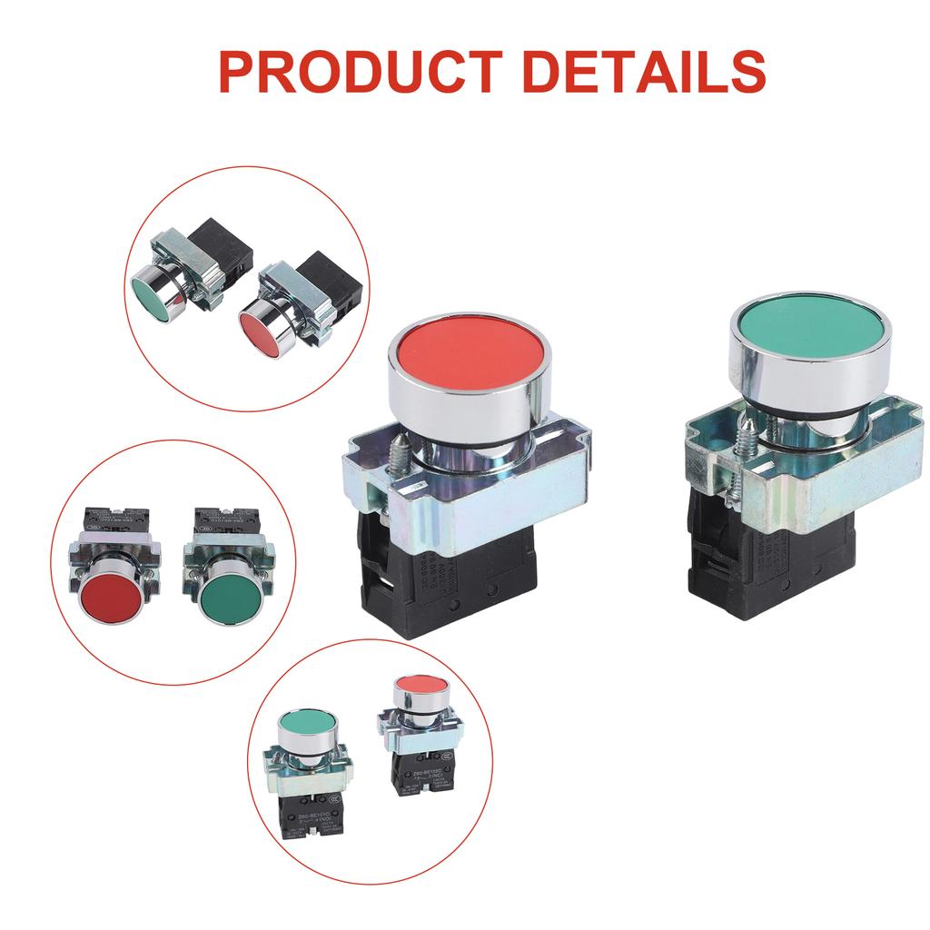 For Panel Indicators Momentary Button Waterproof Momentary Push Button Waterproof Switch Panel Thickness 0.5cm