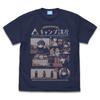Nijigen Cospa Shima Camping Lesson INDIGO M Size "Yurucamp" Rin's T-Shirt Ver2.0