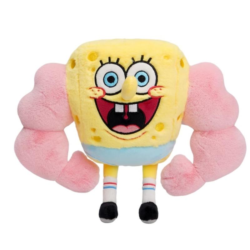 Potdemiel Honey Pot Spongebob Muscle Doll Cute Plush Toy Patrick Funny Doll Series Decorative Doll Gift Toys.